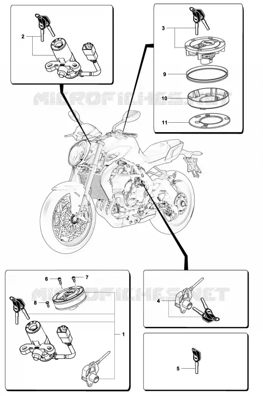 VERGRENDELING MV Agusta moto BRUTALE 2015 BRUTALE 675  BRUTALE 675