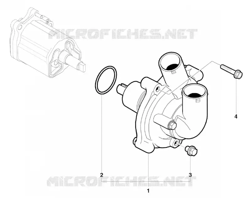 WATERPOMP MV Agusta moto BRUTALE 2011 BRUTALE 990R  BRUTALE 990R