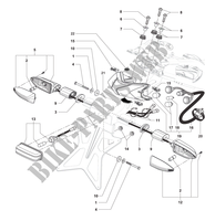ACHTERLICHT   KNIPPERLICHT voor MV Agusta F3 675 2014