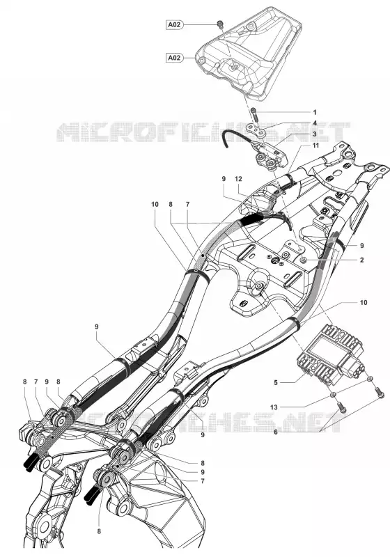 SPANNINGSREGELAAR MV Agusta moto F3 2014 F3 675  F3 675