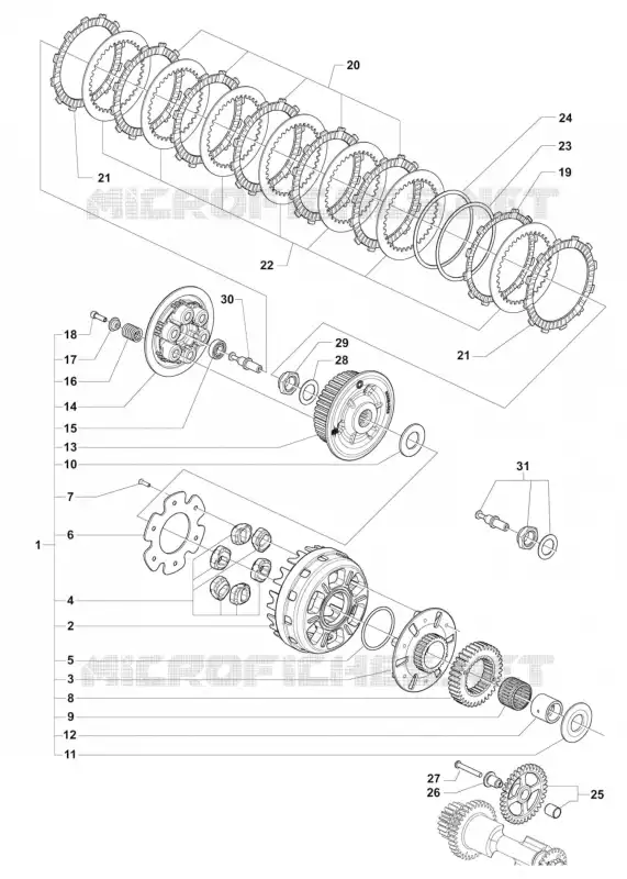 KOPPELINGS MV Agusta moto F3 2013 F3 675 SERIE ORO  F3 675 SERIE ORO