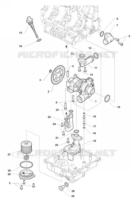 OLIEPOMP MV Agusta moto F3 2015 F3 800  F3 800