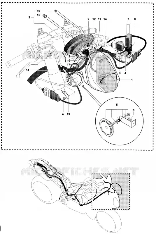 KOPLAMP - DASHBOARD MV Agusta moto F4 2002 F4 750S  F4 750S