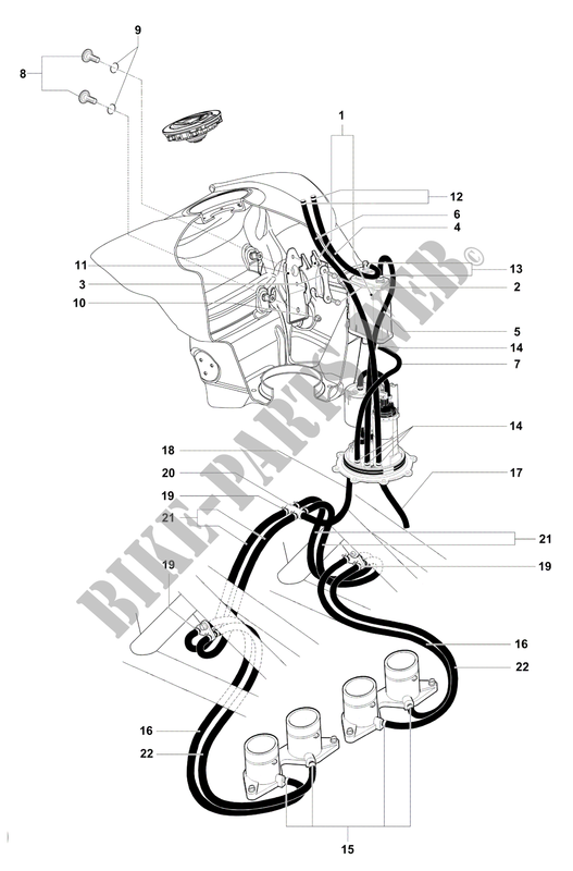 CARBON CANISTER USA voor MV Agusta F4 2014