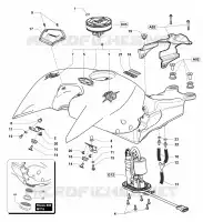 BENZINE TANK  RIVALE mvagusta-motorfietsen 2015 RIVALE 800 18