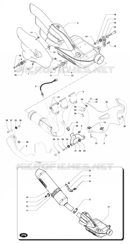 UITLAATSYSTEEM MV Agusta moto RIVALE 2017 RIVALE 800  RIVALE 800